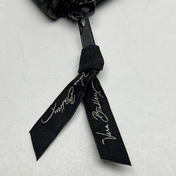 VERA BRADLEY Zip Around Wallet Wristlet Houndstooth Brown Card & I.D. Slot - Picture 5 of 7